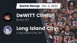 Recap: DeWITT Clinton  vs. Long Island City  2022