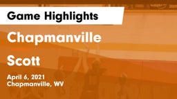 Chapmanville  vs Scott  Game Highlights - April 6, 2021