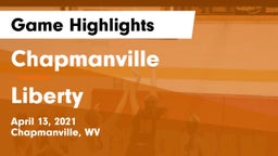Chapmanville  vs Liberty  Game Highlights - April 13, 2021