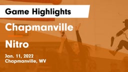Chapmanville  vs Nitro  Game Highlights - Jan. 11, 2022