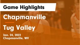 Chapmanville  vs Tug Valley  Game Highlights - Jan. 24, 2022