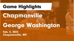 Chapmanville  vs George Washington  Game Highlights - Feb. 5, 2022