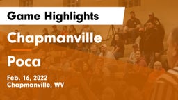 Chapmanville  vs Poca  Game Highlights - Feb. 16, 2022