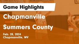 Chapmanville  vs Summers County  Game Highlights - Feb. 28, 2024