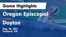Oregon Episcopal  vs Dayton Game Highlights - Aug. 28, 2021