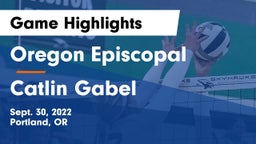 Oregon Episcopal  vs Catlin Gabel Game Highlights - Sept. 30, 2022
