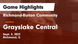 Richmond-Burton Community  vs Grayslake Central  Game Highlights - Sept. 3, 2022