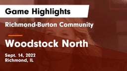 Richmond-Burton Community  vs Woodstock North  Game Highlights - Sept. 14, 2022