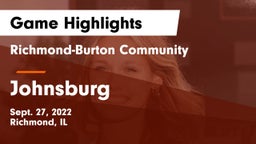 Richmond-Burton Community  vs Johnsburg  Game Highlights - Sept. 27, 2022