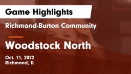 Richmond-Burton Community  vs Woodstock North  Game Highlights - Oct. 11, 2022