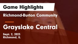 Richmond-Burton Community  vs Grayslake Central  Game Highlights - Sept. 2, 2023
