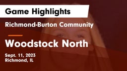 Richmond-Burton Community  vs Woodstock North  Game Highlights - Sept. 11, 2023