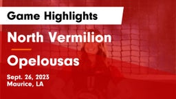 North Vermilion  vs Opelousas Game Highlights - Sept. 26, 2023