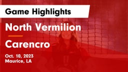 North Vermilion  vs Carencro Game Highlights - Oct. 10, 2023