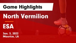 North Vermilion  vs ESA Game Highlights - Jan. 3, 2022
