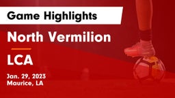 North Vermilion  vs LCA Game Highlights - Jan. 29, 2023