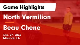 North Vermilion  vs Beau Chene  Game Highlights - Jan. 27, 2023