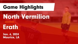North Vermilion  vs Erath  Game Highlights - Jan. 6, 2024
