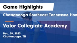 Chattanooga Southeast Tennessee Home Education Association vs Valor Collegiate Academy Game Highlights - Dec. 28, 2023