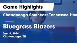 Chattanooga Southeast Tennessee Home Education Association vs Bluegrass Blazers Game Highlights - Jan. 6, 2024