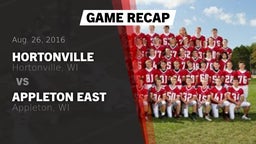 Recap: Hortonville  vs. Appleton East  2016