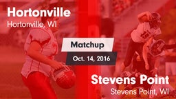 Matchup: Hortonville High vs. Stevens Point  2016