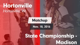 Matchup: Hortonville High vs. State Championship - Madison 2016