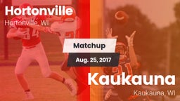 Matchup: Hortonville High vs. Kaukauna  2017