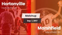 Matchup: Hortonville High vs. Marshfield  2017