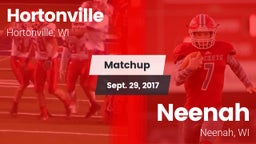 Matchup: Hortonville High vs. Neenah  2017