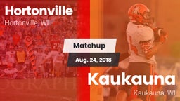 Matchup: Hortonville High vs. Kaukauna  2018