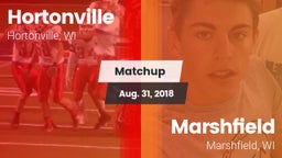 Matchup: Hortonville High vs. Marshfield  2018