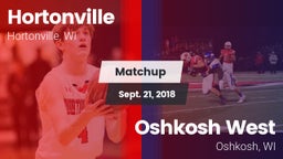 Matchup: Hortonville High vs. Oshkosh West  2018