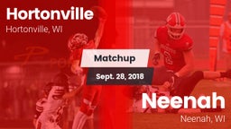 Matchup: Hortonville High vs. Neenah  2018
