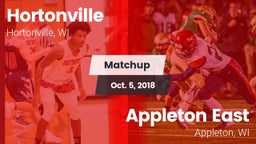 Matchup: Hortonville High vs. Appleton East  2018