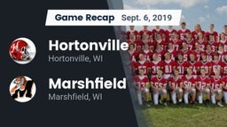 Recap: Hortonville  vs. Marshfield  2019