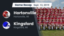 Recap: Hortonville  vs. Kingsford  2019