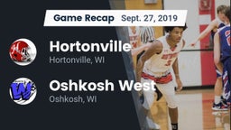 Recap: Hortonville  vs. Oshkosh West  2019