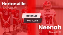 Matchup: Hortonville High vs. Neenah  2019