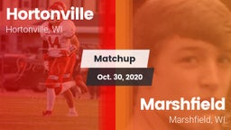 Matchup: Hortonville High vs. Marshfield  2020