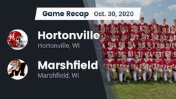 Recap: Hortonville  vs. Marshfield  2020