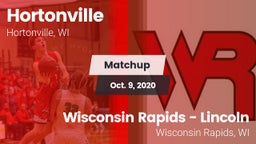 Matchup: Hortonville High vs. Wisconsin Rapids - Lincoln  2020