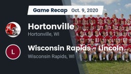Recap: Hortonville  vs. Wisconsin Rapids - Lincoln  2020