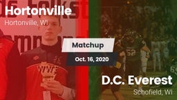 Matchup: Hortonville High vs. D.C. Everest  2020