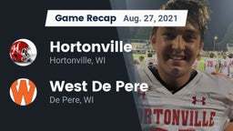 Recap: Hortonville  vs. West De Pere  2021