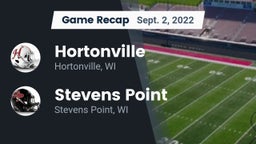 Recap: Hortonville  vs. Stevens Point  2022