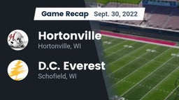 Recap: Hortonville  vs. D.C. Everest  2022