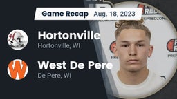 Recap: Hortonville  vs. West De Pere  2023