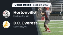 Recap: Hortonville  vs. D.C. Everest  2023