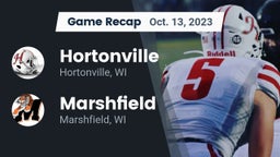 Recap: Hortonville  vs. Marshfield  2023